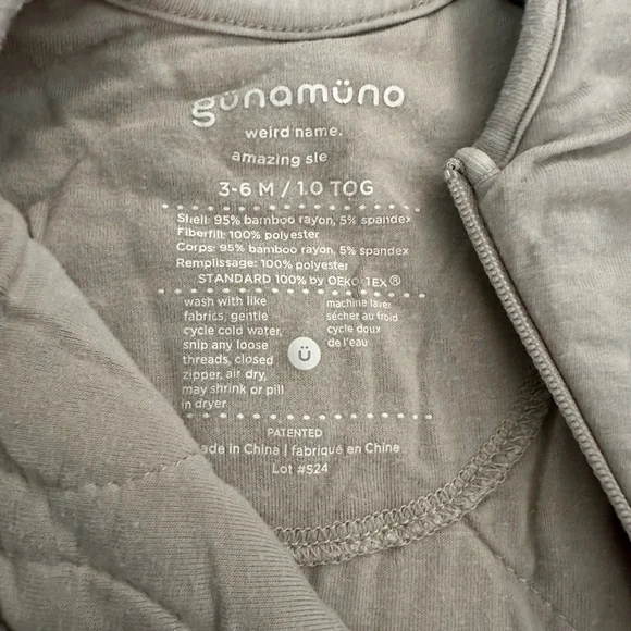 Gunamuna Bamboo Transitional Swaddle Bag Sleepsack - Picture 2 of 2